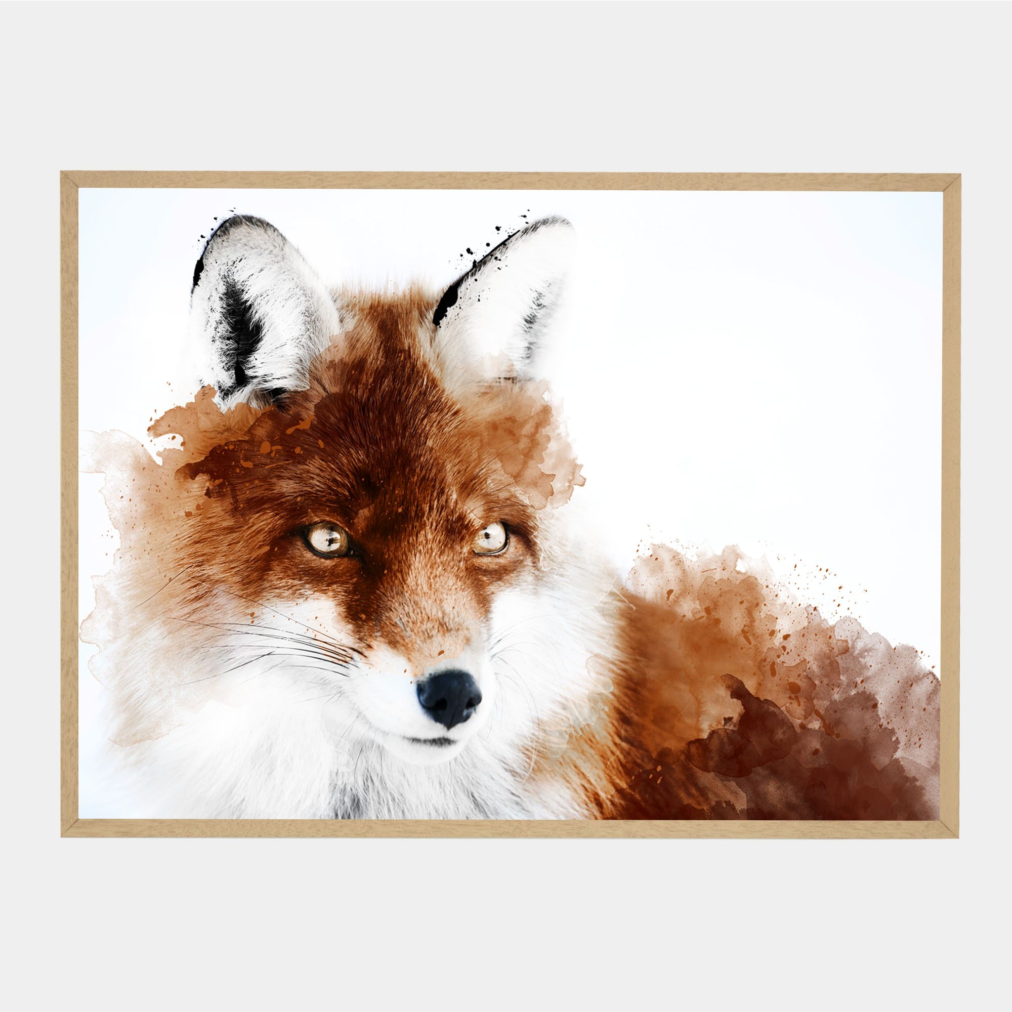 Russet Fox Front Grey