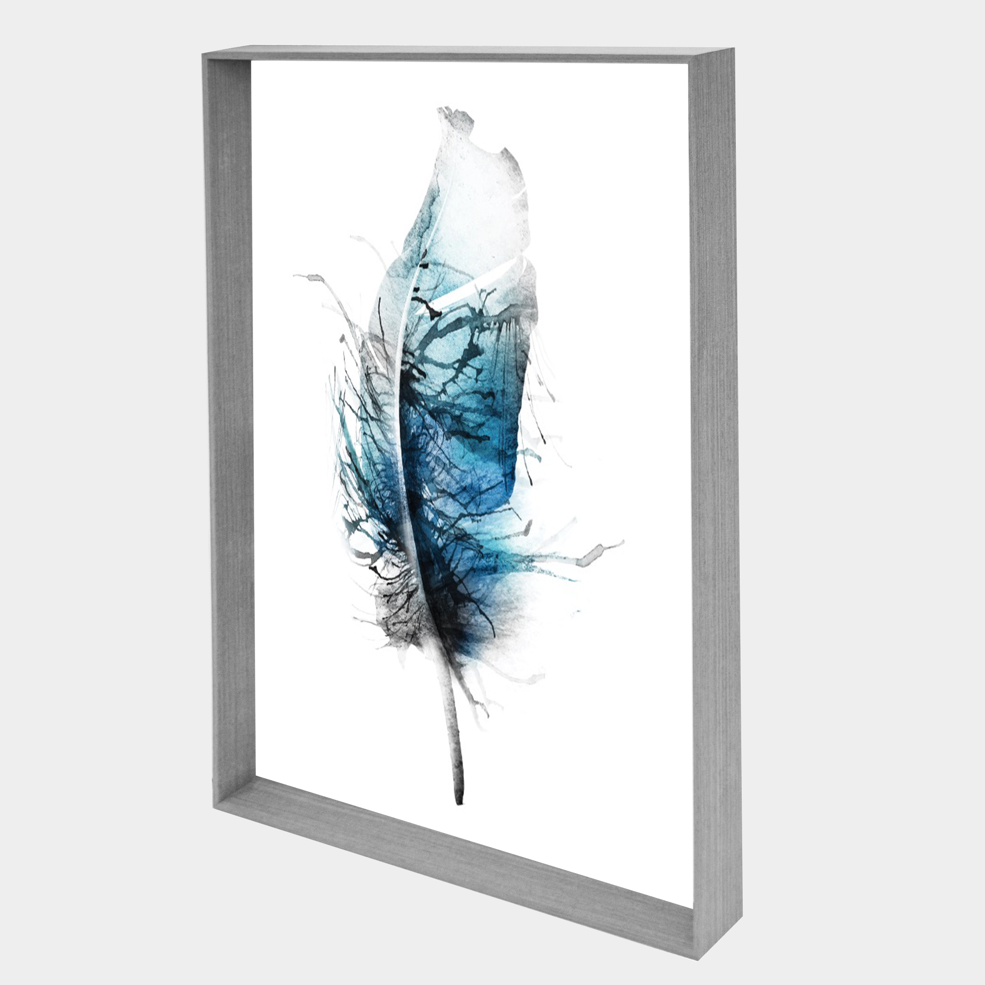 Waterfall Feather Side Grey