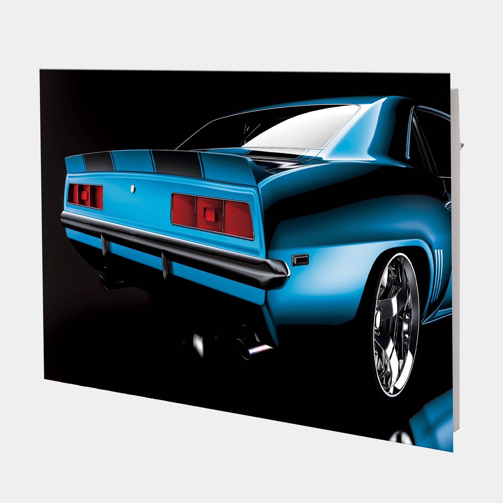 Blue-Muscle-Sidet-Frameless Perspex-G