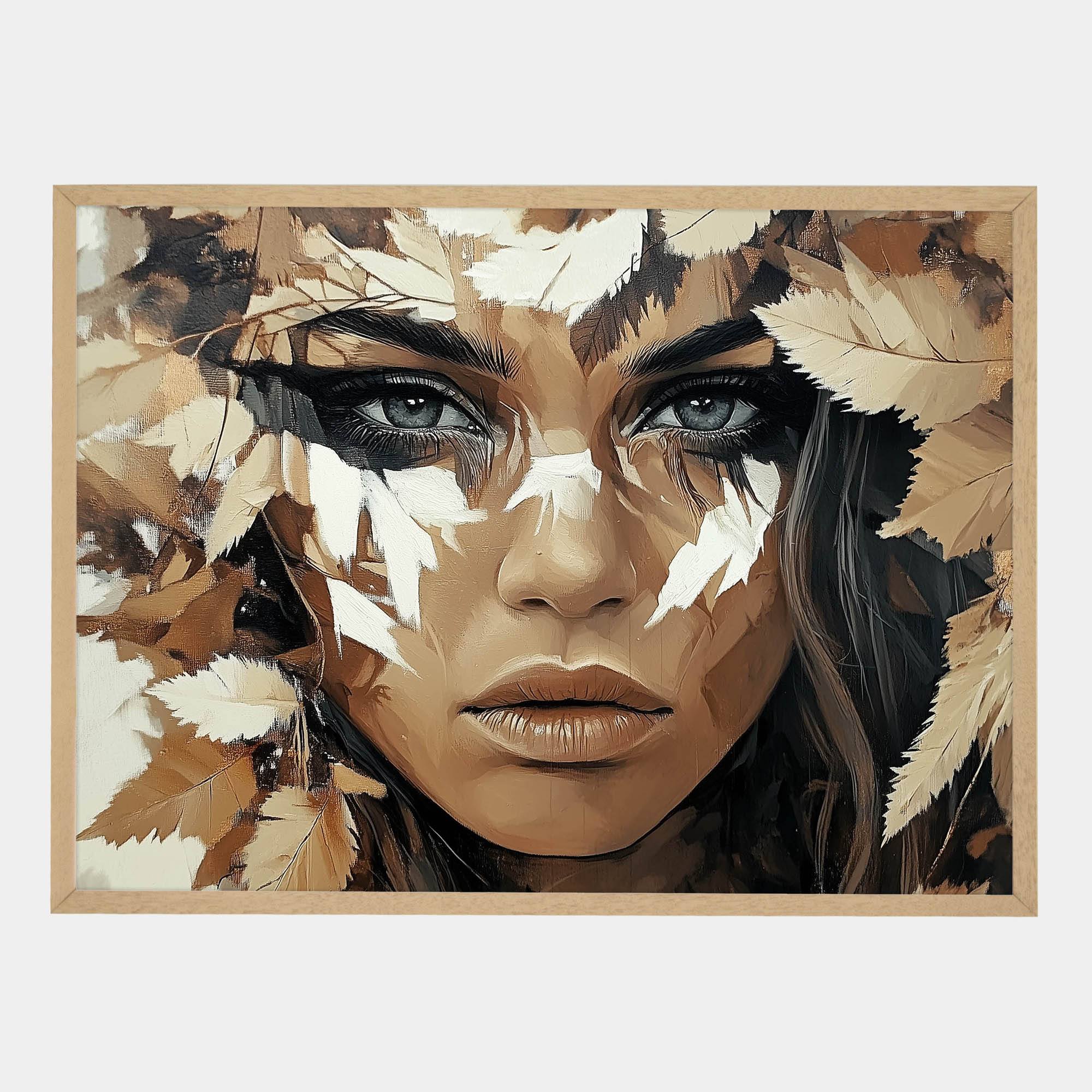 Tribal Leaf-Front-Natural-G