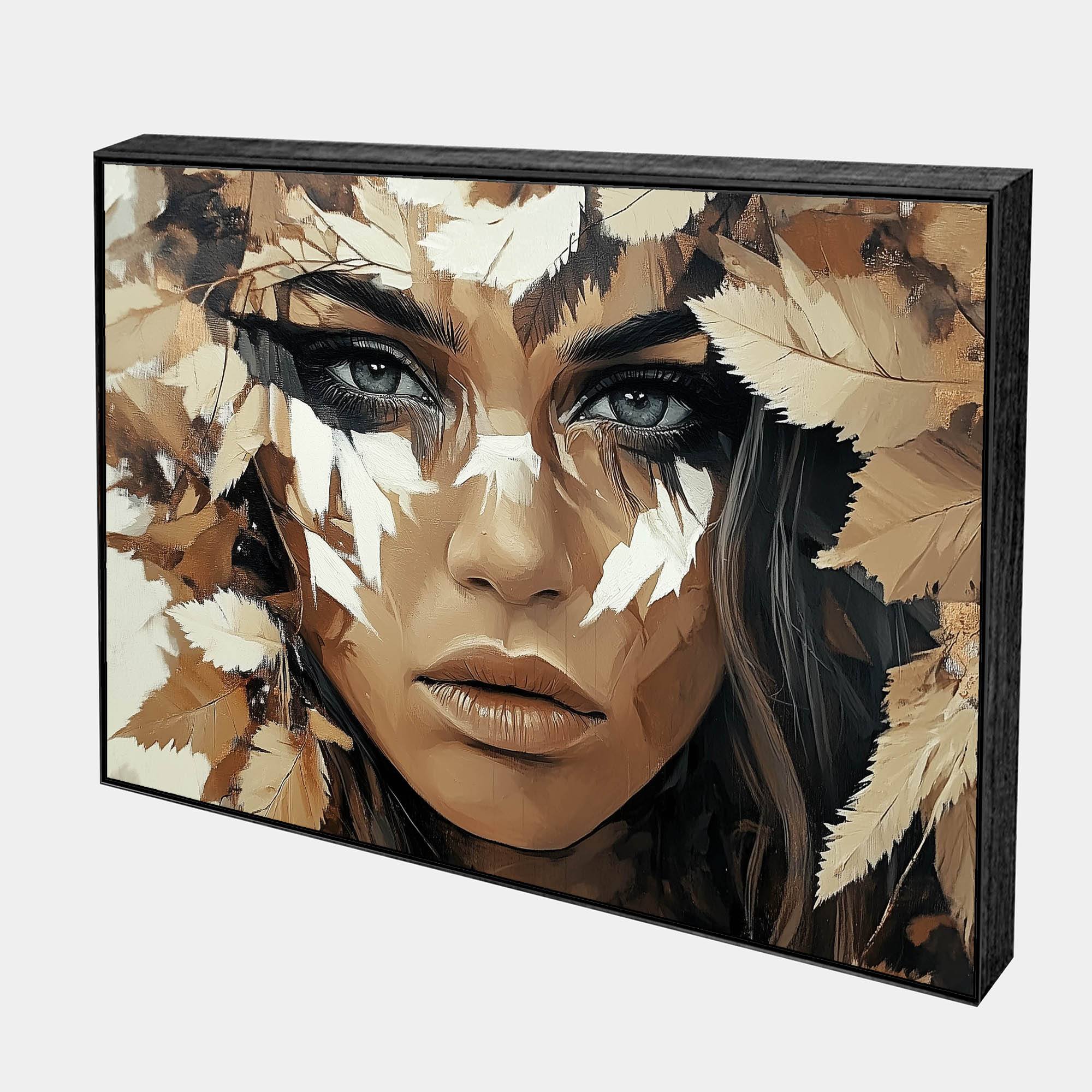 Tribal Leaf-Side-Black-Boxed-G
