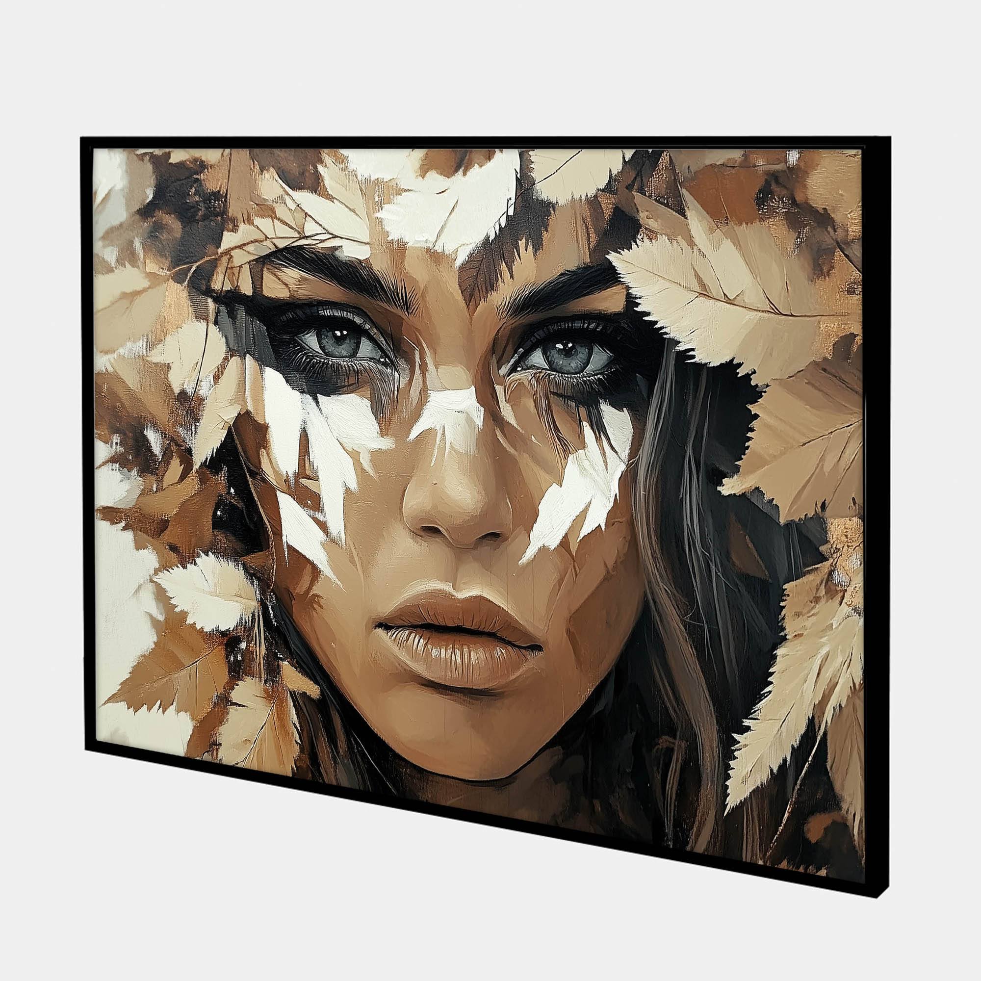 Tribal Leaf-Side-Black-G