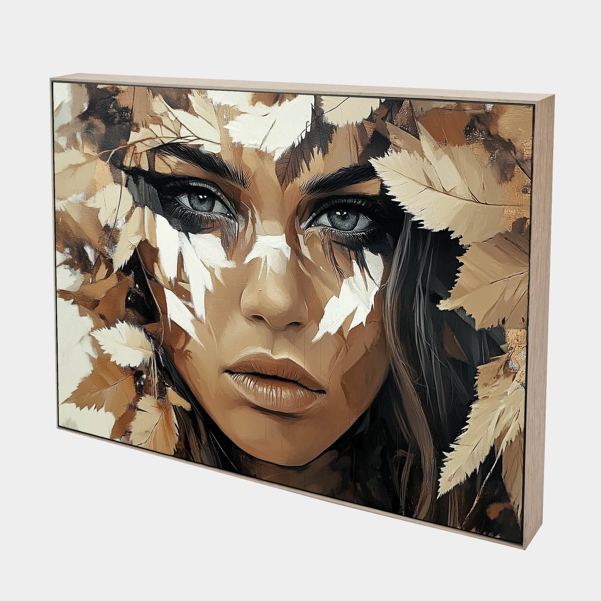 Tribal Leaf-Side-Natural-Boxed-G